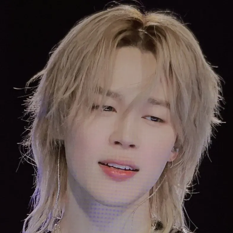 Recent activity shot of Jimin (BTS)