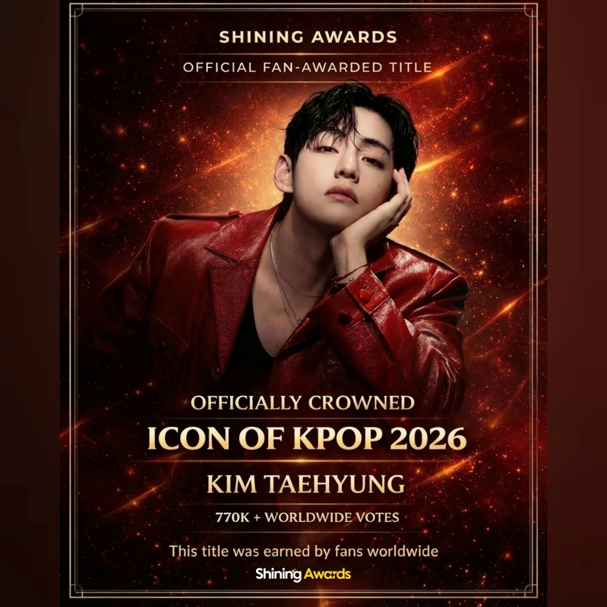 Latest photo of V (BTS)