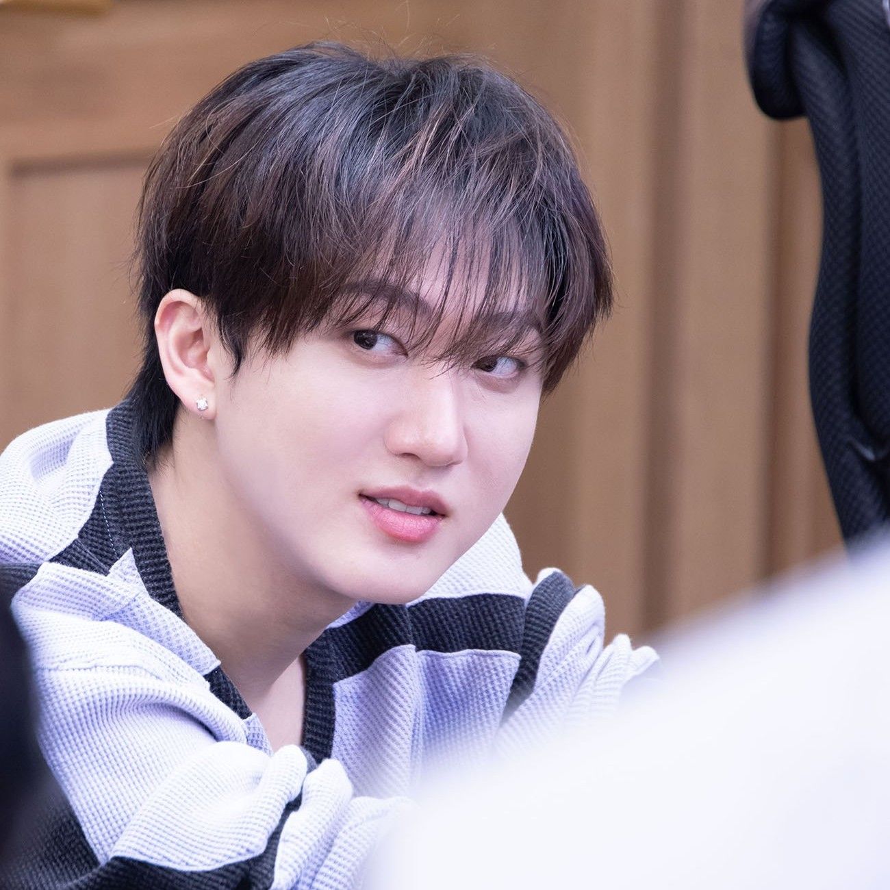 A moment captured by Changbin (Stray Kids)'s fan