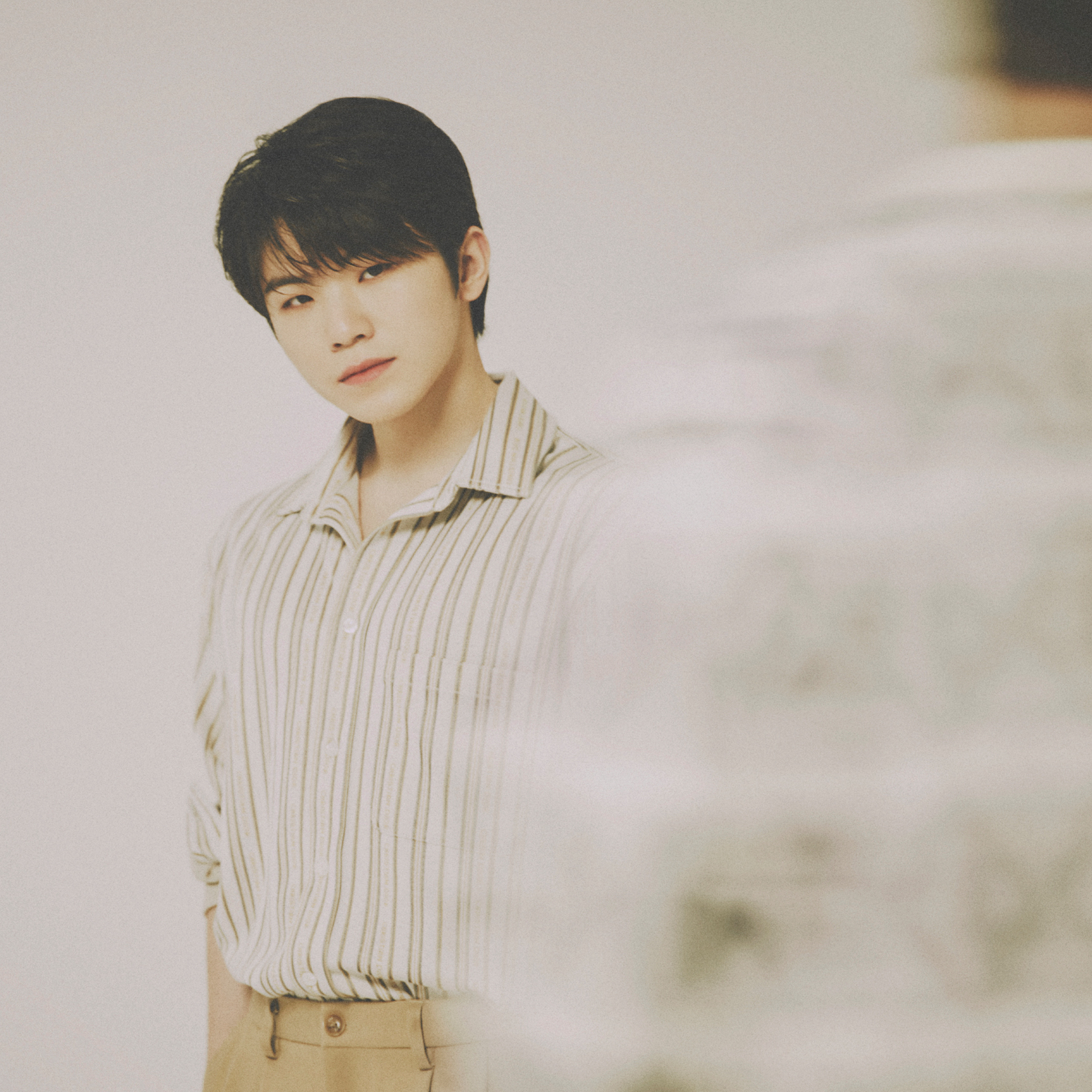 Recent activity shot of Woozi (SEVENTEEN)