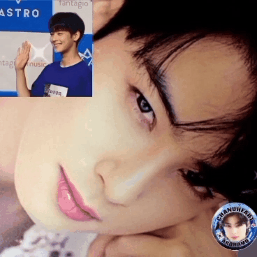 A moment captured by Eunwoo (ASTRO)'s fan