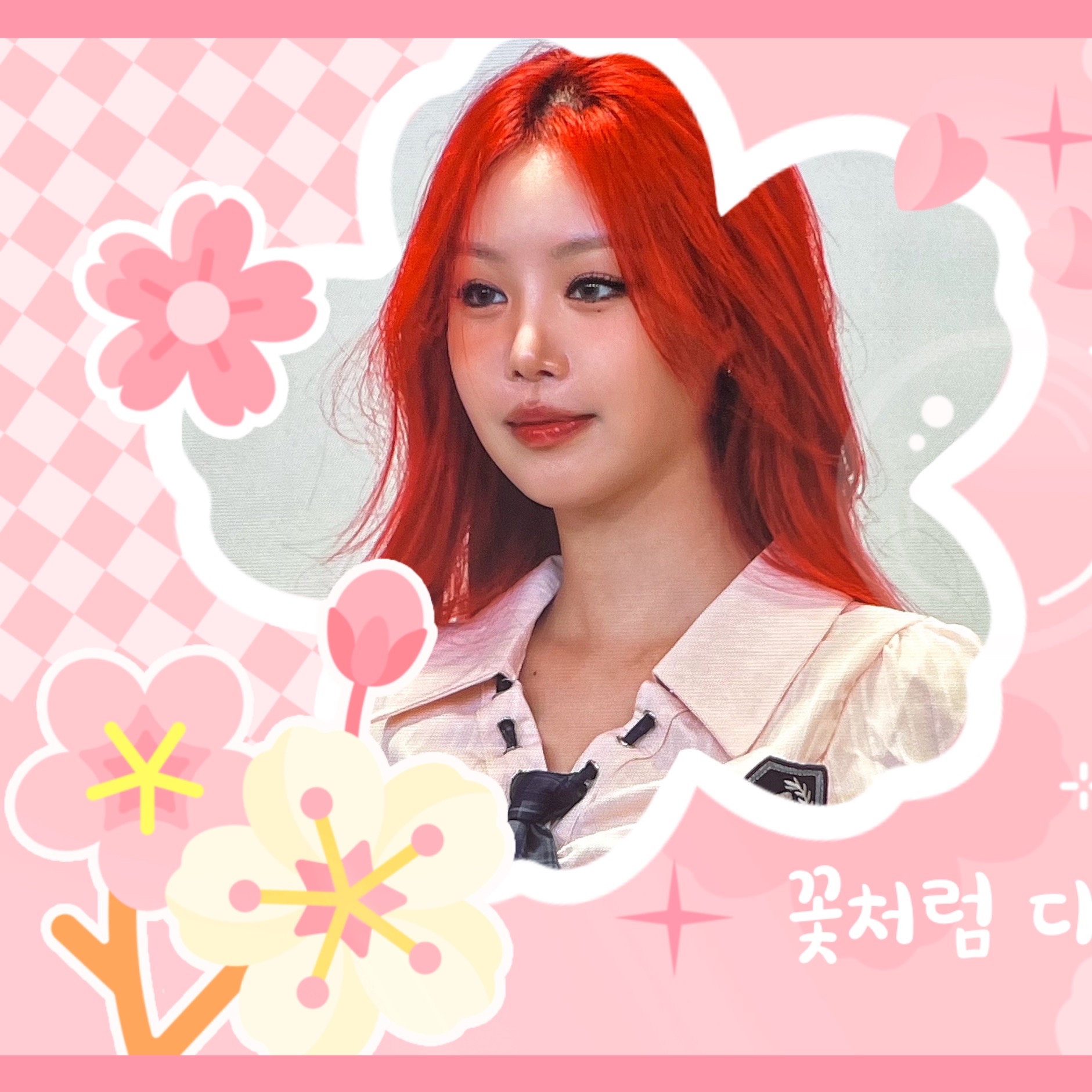 Behind-the-scenes cut of Soojin