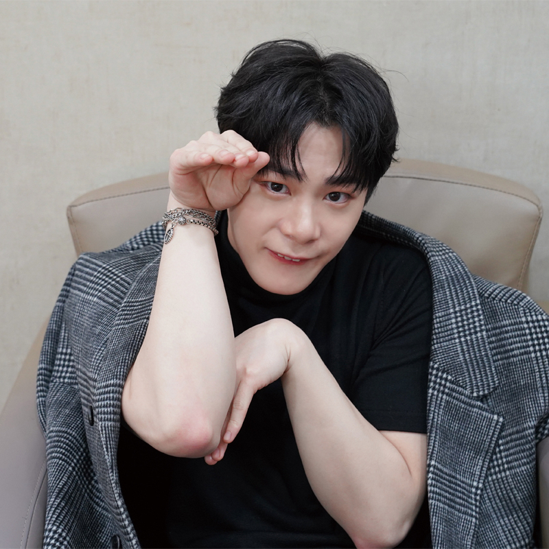 Recent activity shot of Moonbin (ASTRO)