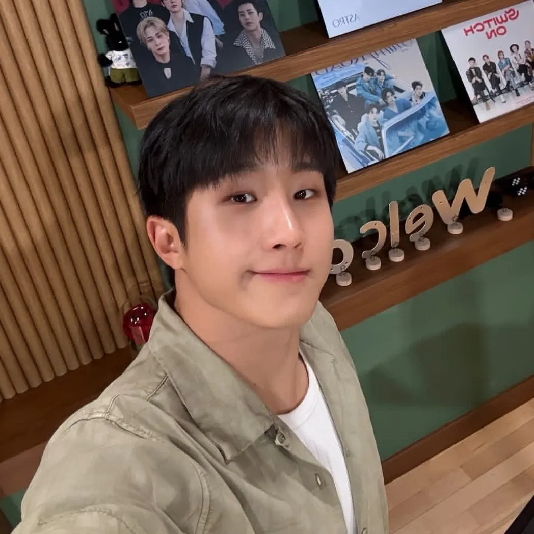 Recent activity shot of Jinjin (ASTRO)