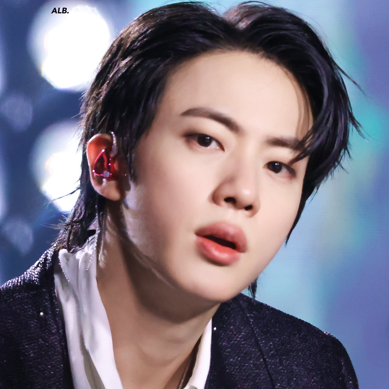 A moment captured by Jin (BTS)'s fan