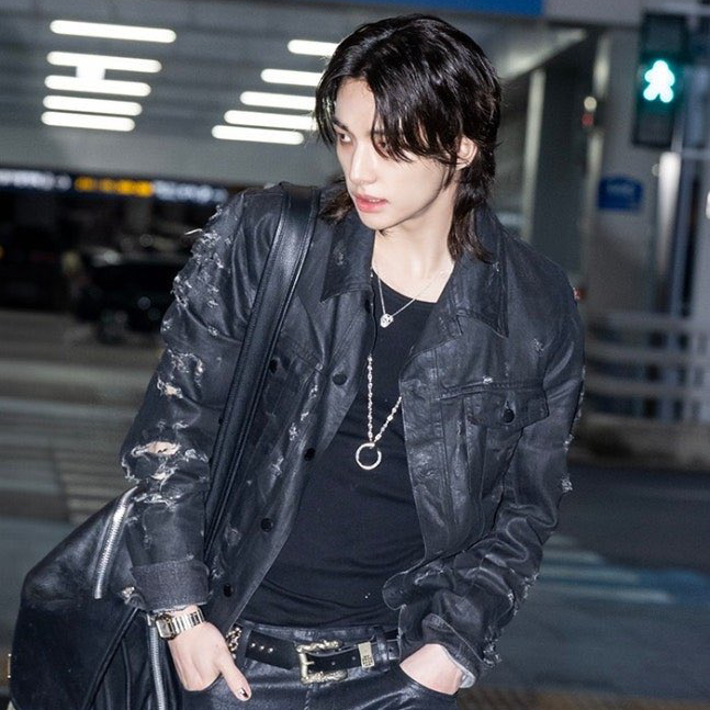 Behind-the-scenes cut of Hyunjin (Stray Kids)