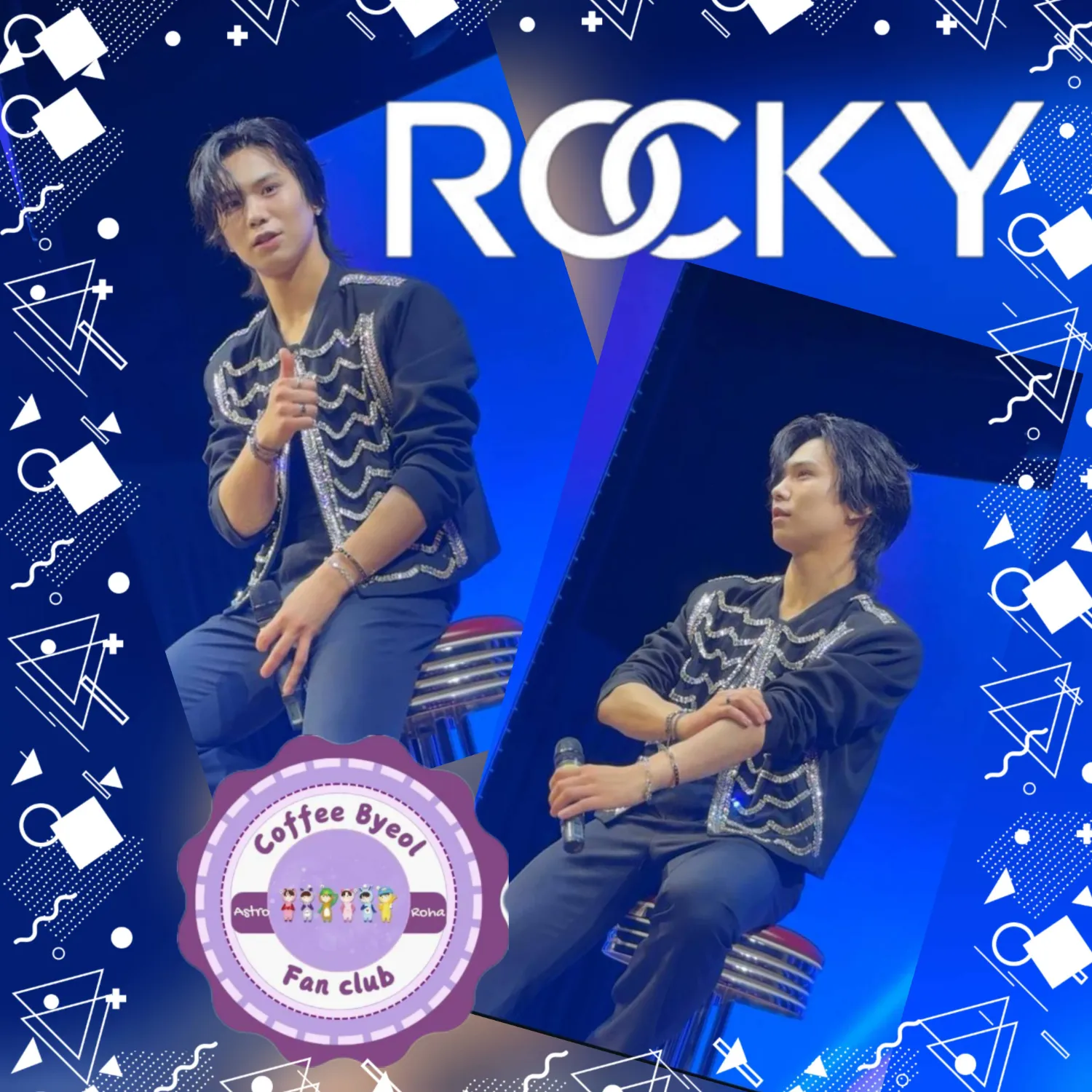 A moment captured by Rocky's fan