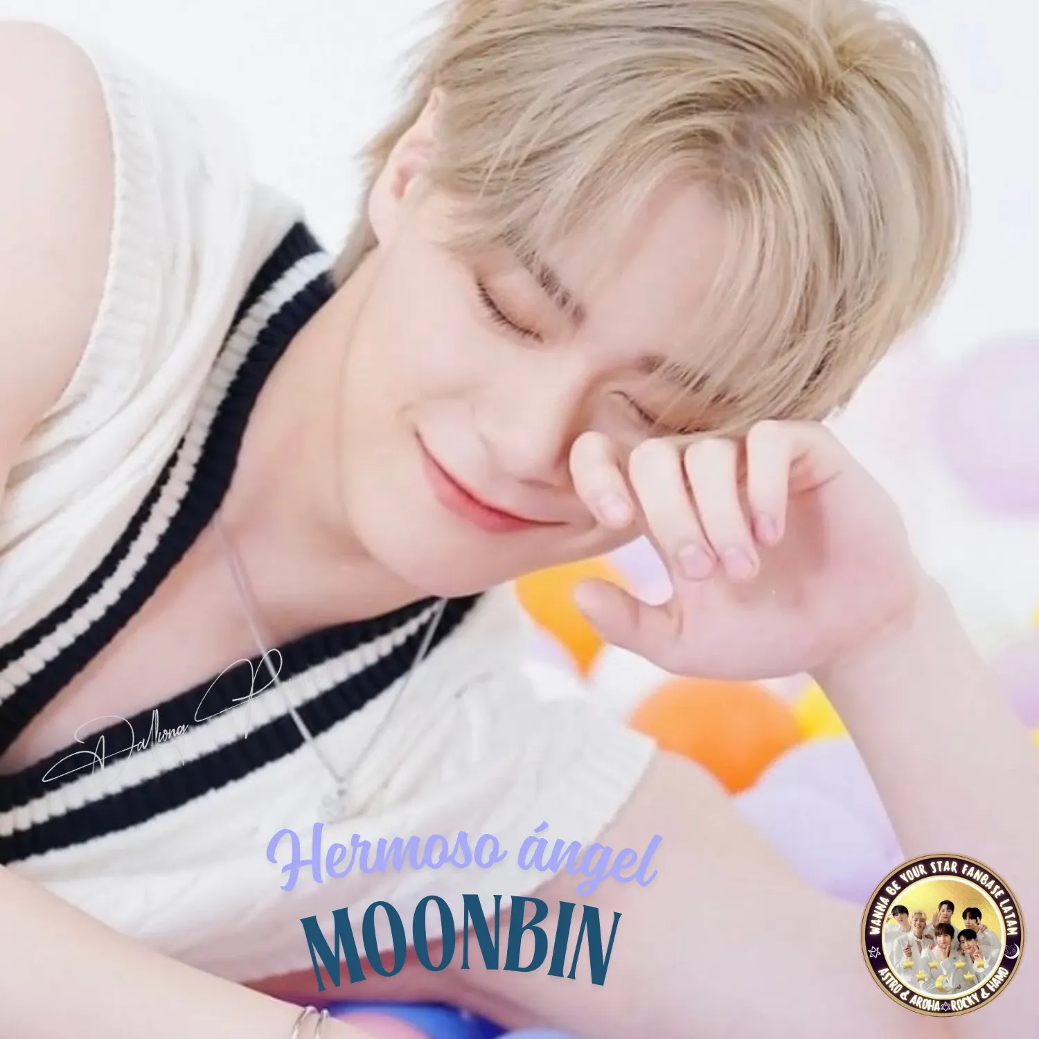 Recent activity shot of Moonbin (ASTRO)