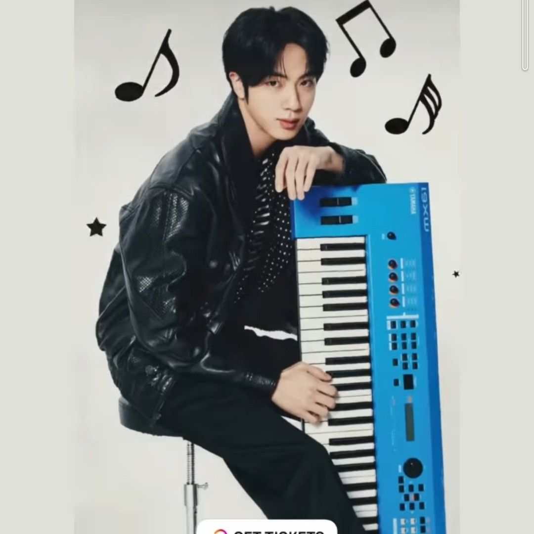 Foto aktivitas terbaru Jin (BTS)