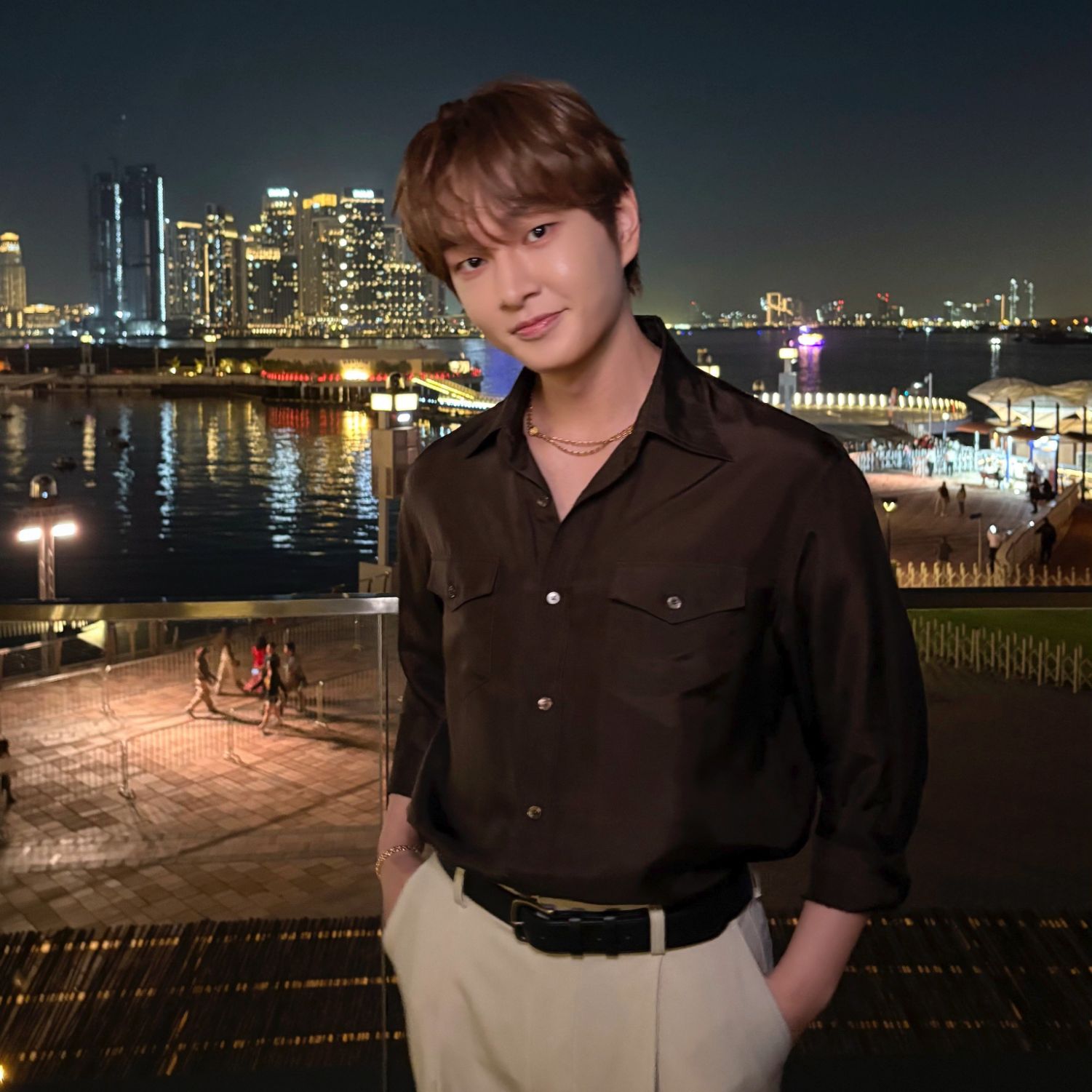 A moment captured by Onew (SHINee)'s fan