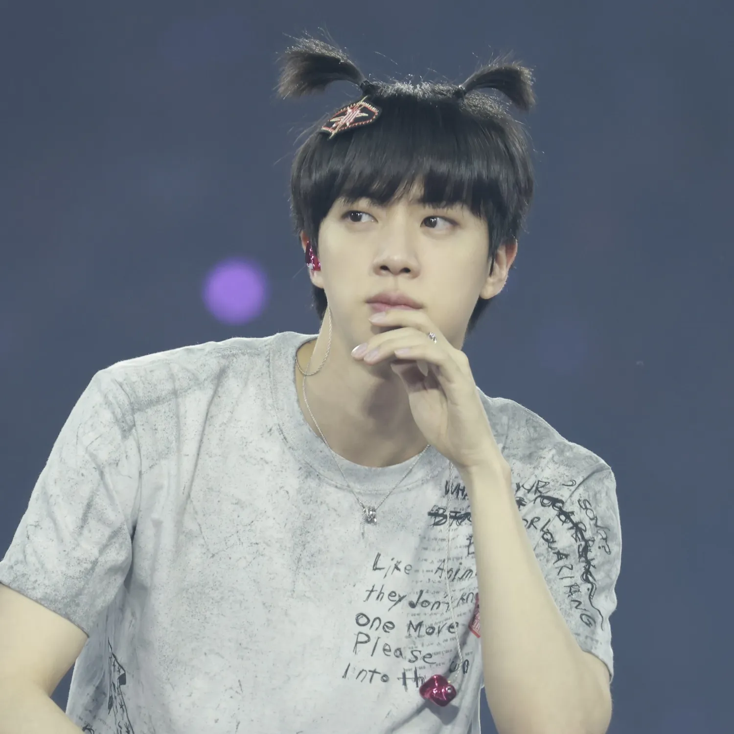 A moment captured by Jin (BTS)'s fan