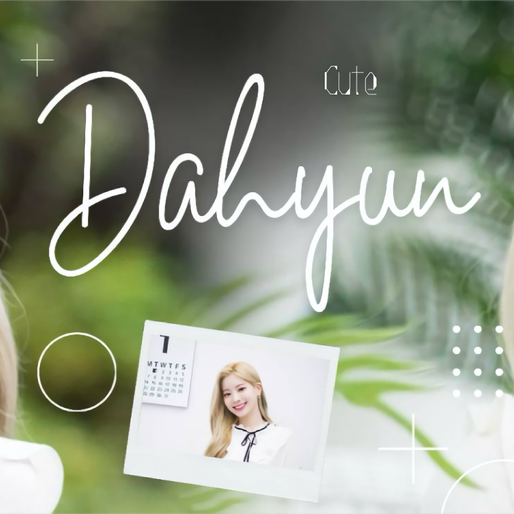 다현 (TWICE)의 비하인드 컷