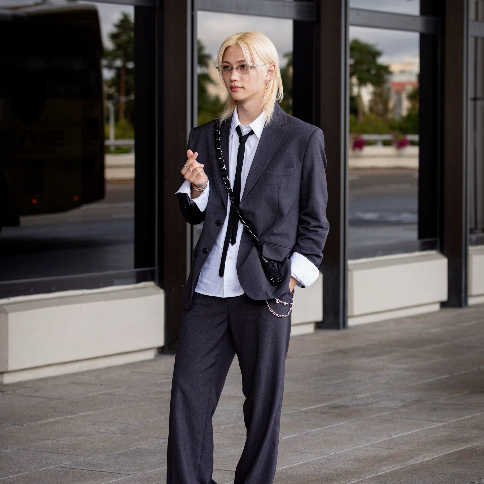 Recent activity shot of Felix (Stray Kids)