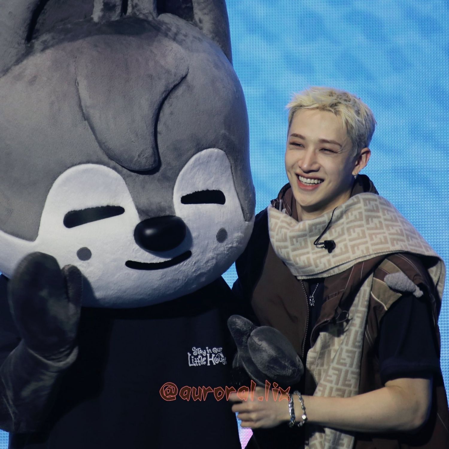 Momen yang diabadikan oleh penggemar Bang Chan (Stray Kids)