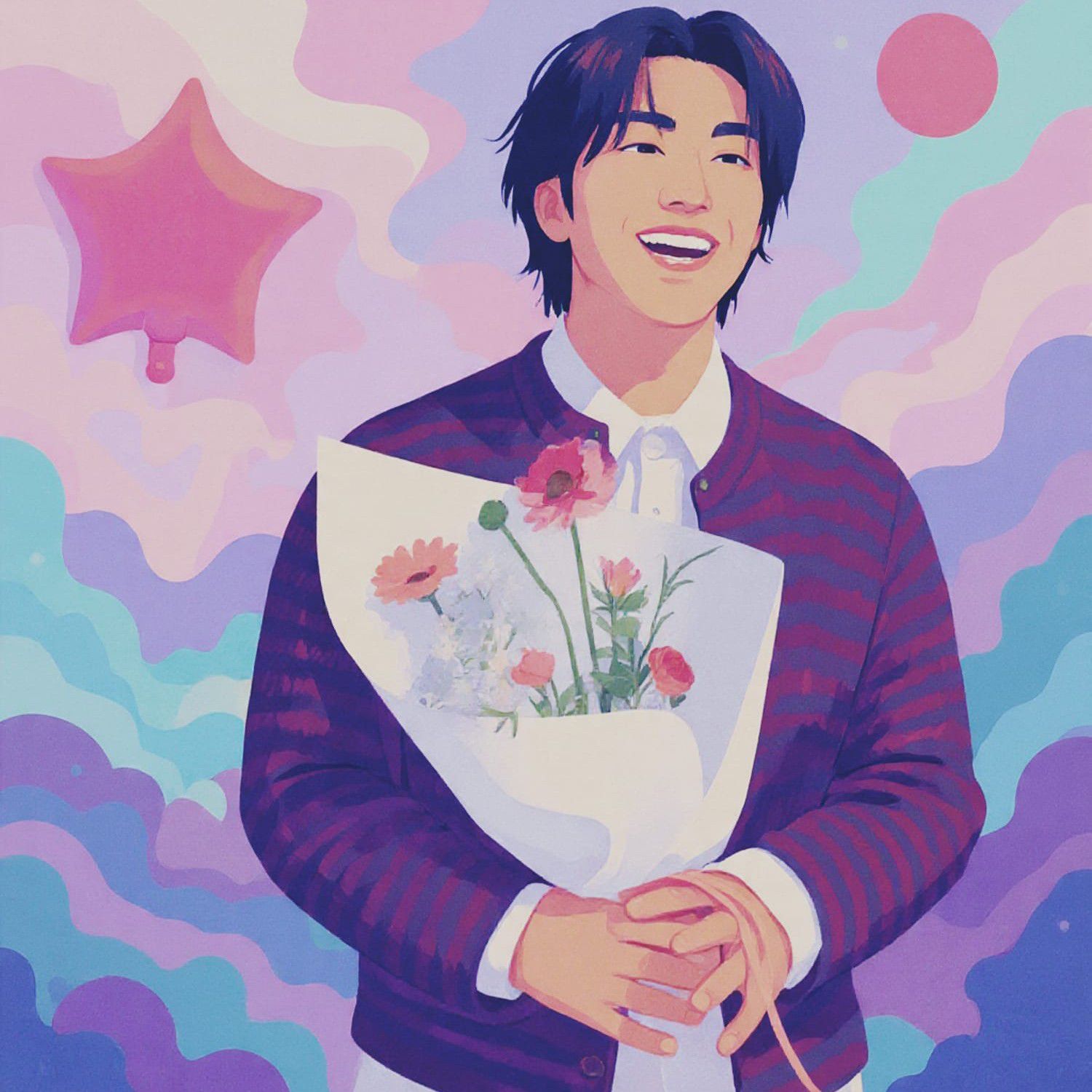 A moment captured by Rocky's fan