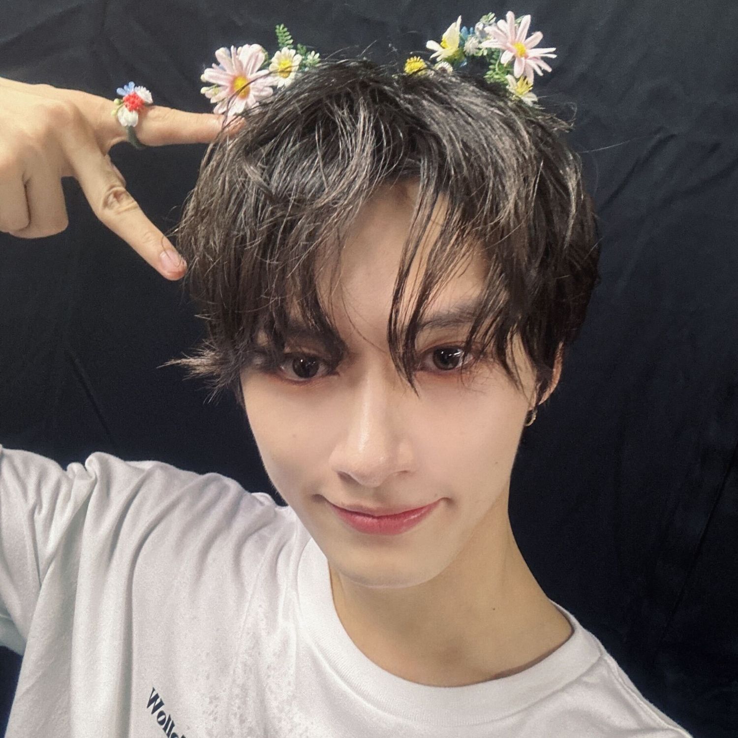 A moment captured by Jun (SEVENTEEN)'s fan