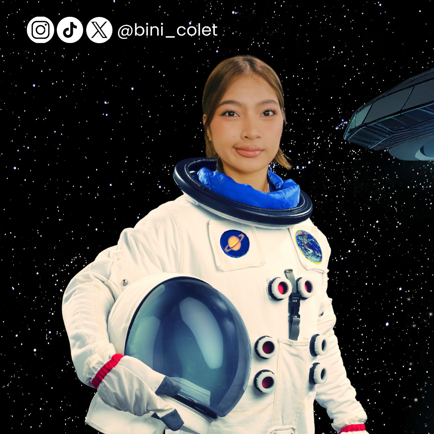 A moment captured by Colet (BINI)'s fan