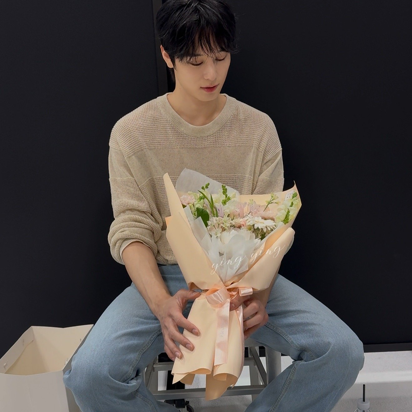 A moment captured by Juyeon (THE BOYZ)'s fan