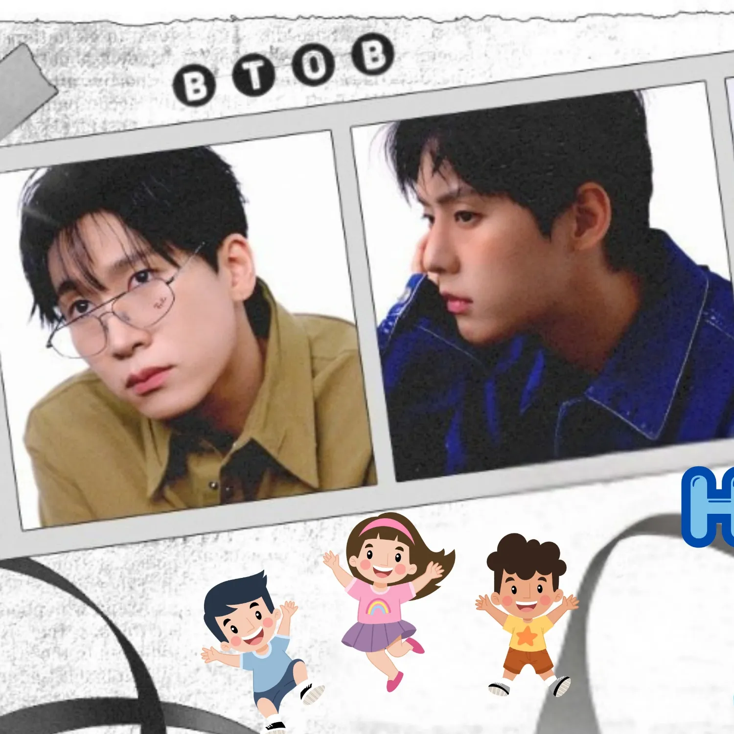 A moment captured by BTOB's fan