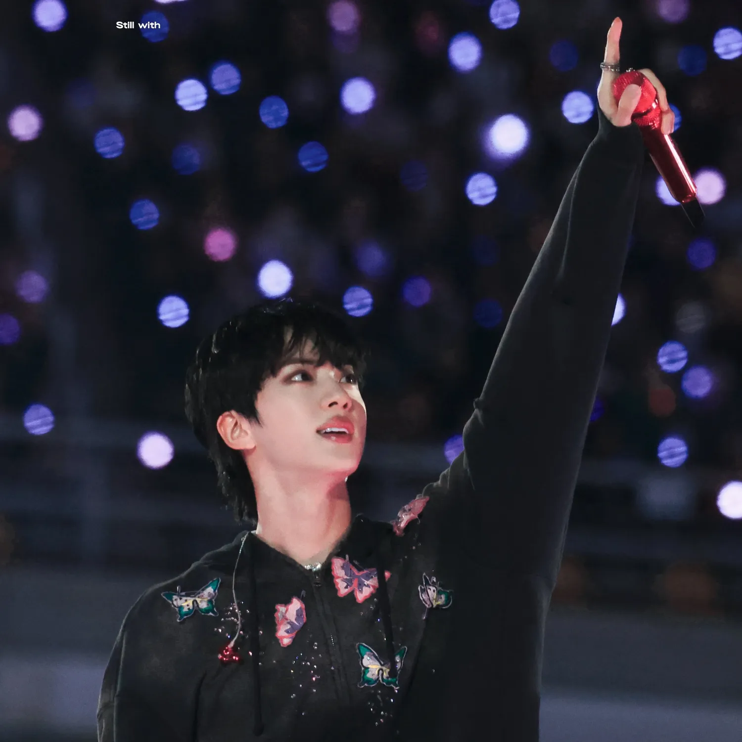 Recent activity shot of Jin (BTS)