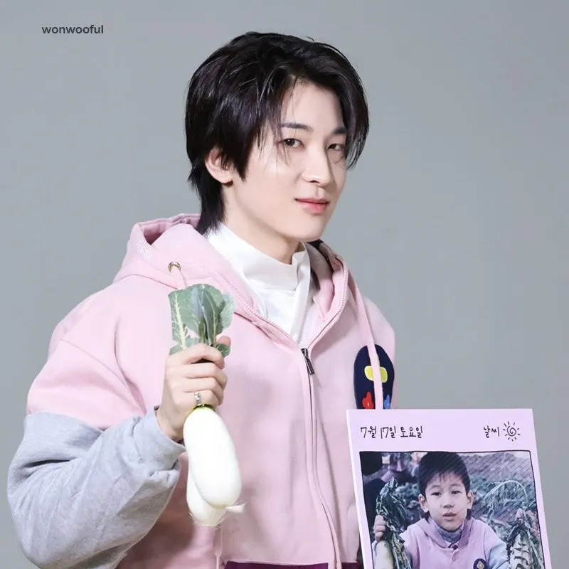 A moment captured by Wonwoo (SEVENTEEN)'s fan