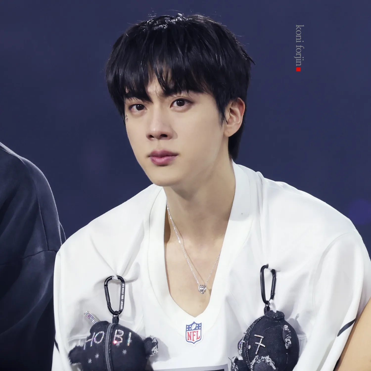 Recent activity shot of Jin (BTS)