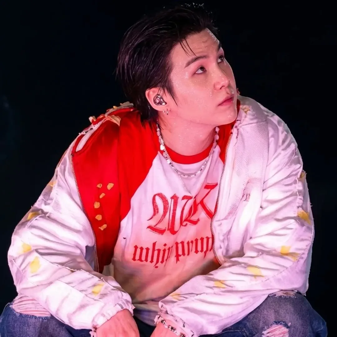 Recent activity shot of SUGA (BTS)