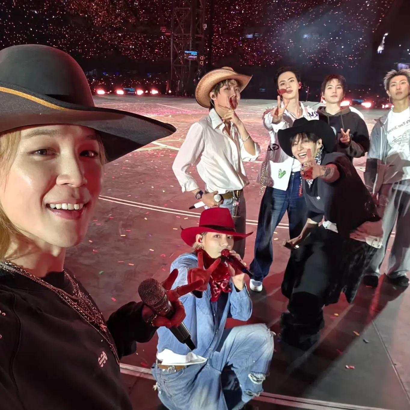 A moment captured by BTS's fan