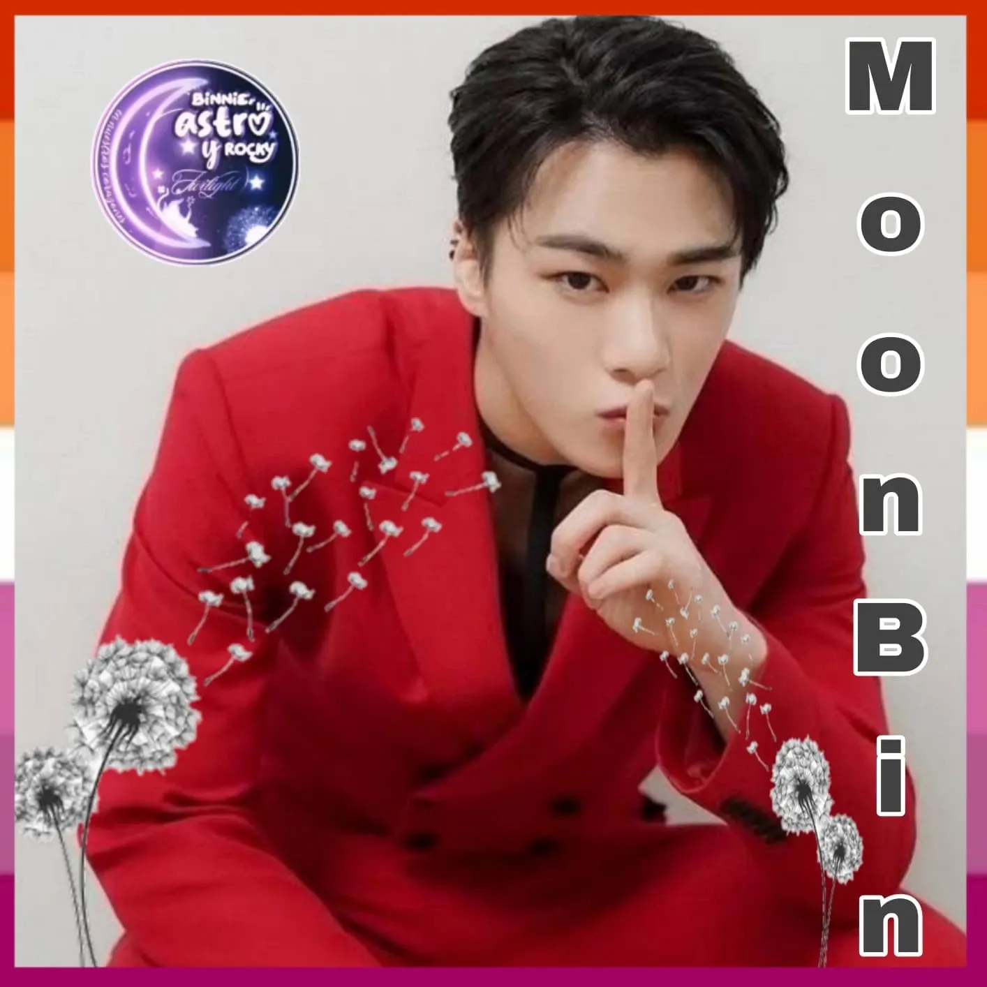 A moment captured by Moonbin (ASTRO)'s fan