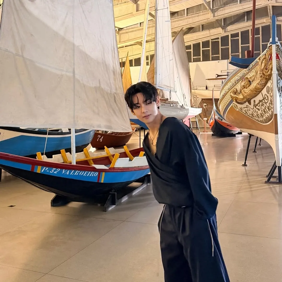 V (防彈少年團)粉絲拍下的瞬間