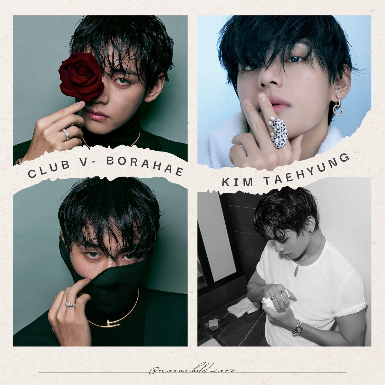 뷔 (방탄소년단)의 비하인드 컷