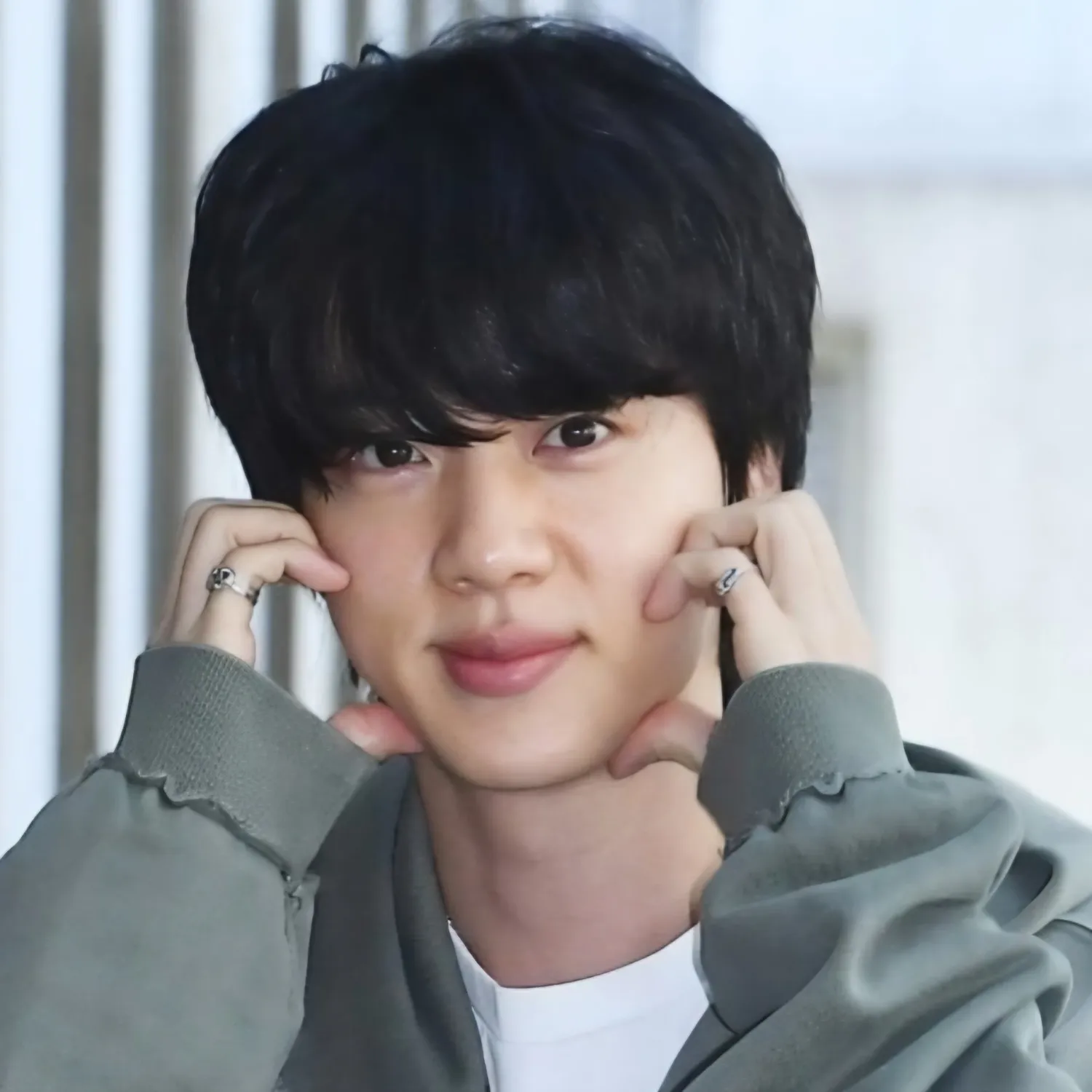 Momen yang diabadikan oleh penggemar Jin (BTS)