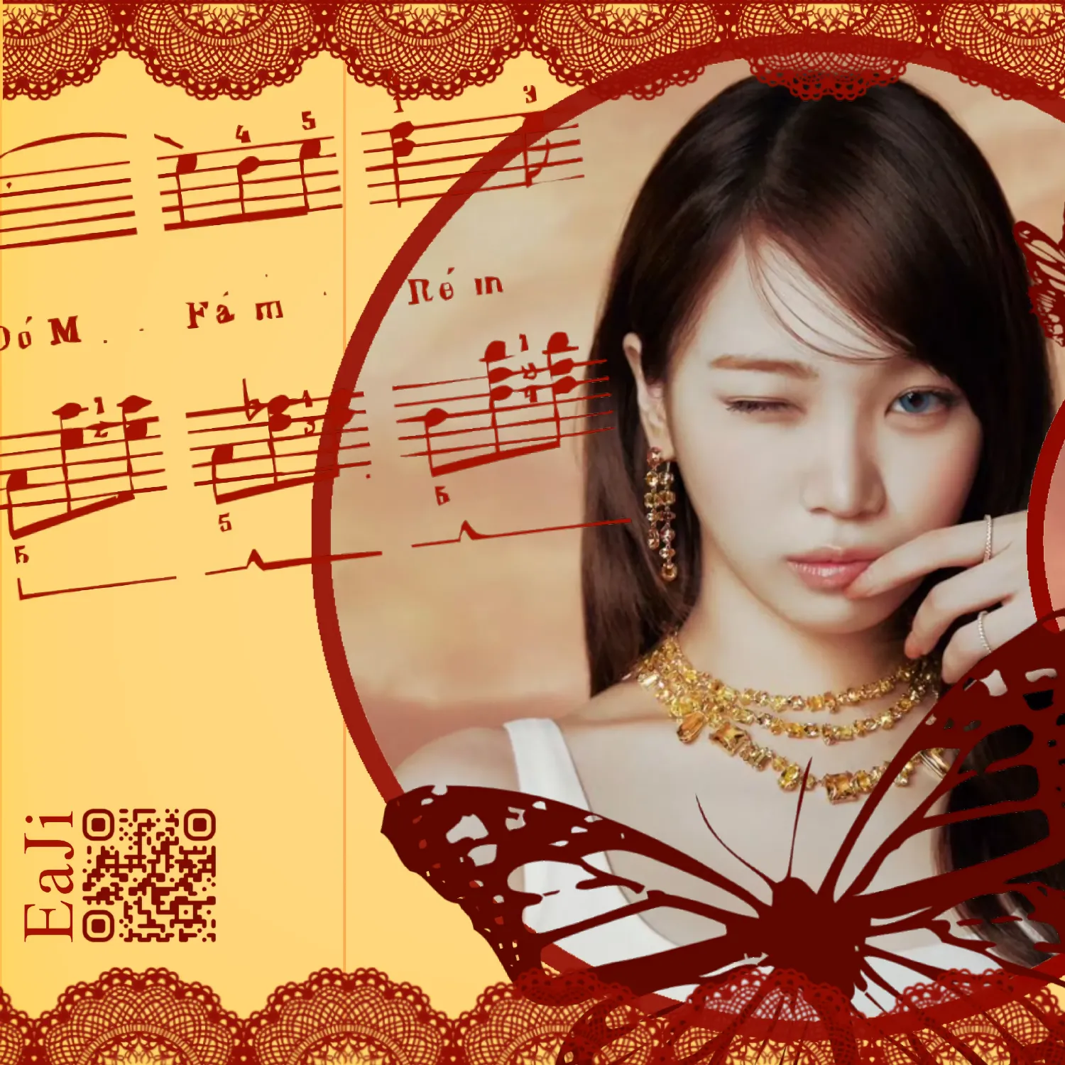 A moment captured by Kim Chaewon (LE SSERAFIM)'s fan