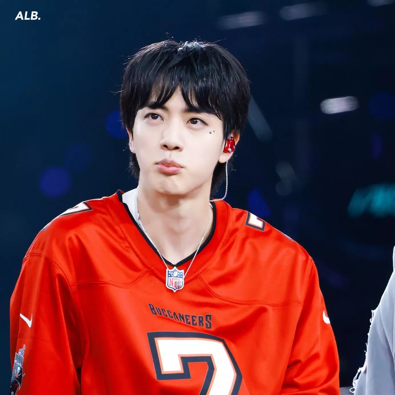 Recent activity shot of Jin (BTS)