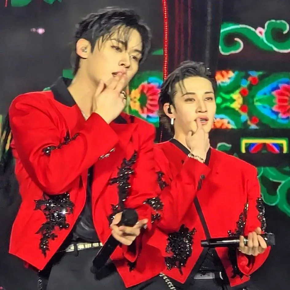 A moment captured by Bang Chan (Stray Kids)'s fan