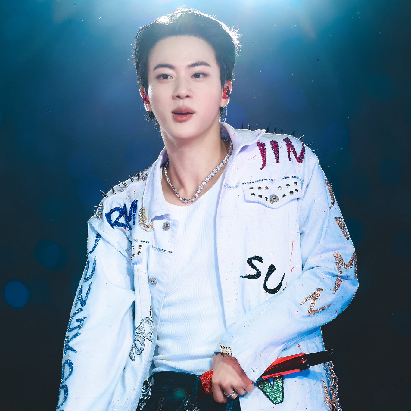 Momen yang diabadikan oleh penggemar Jin (BTS)