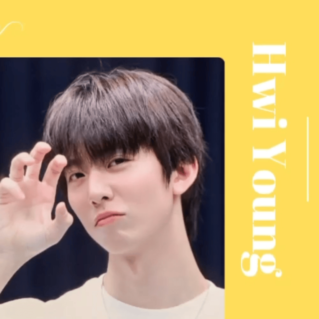 Behind-the-scenes cut of Hwiyoung (SF9)