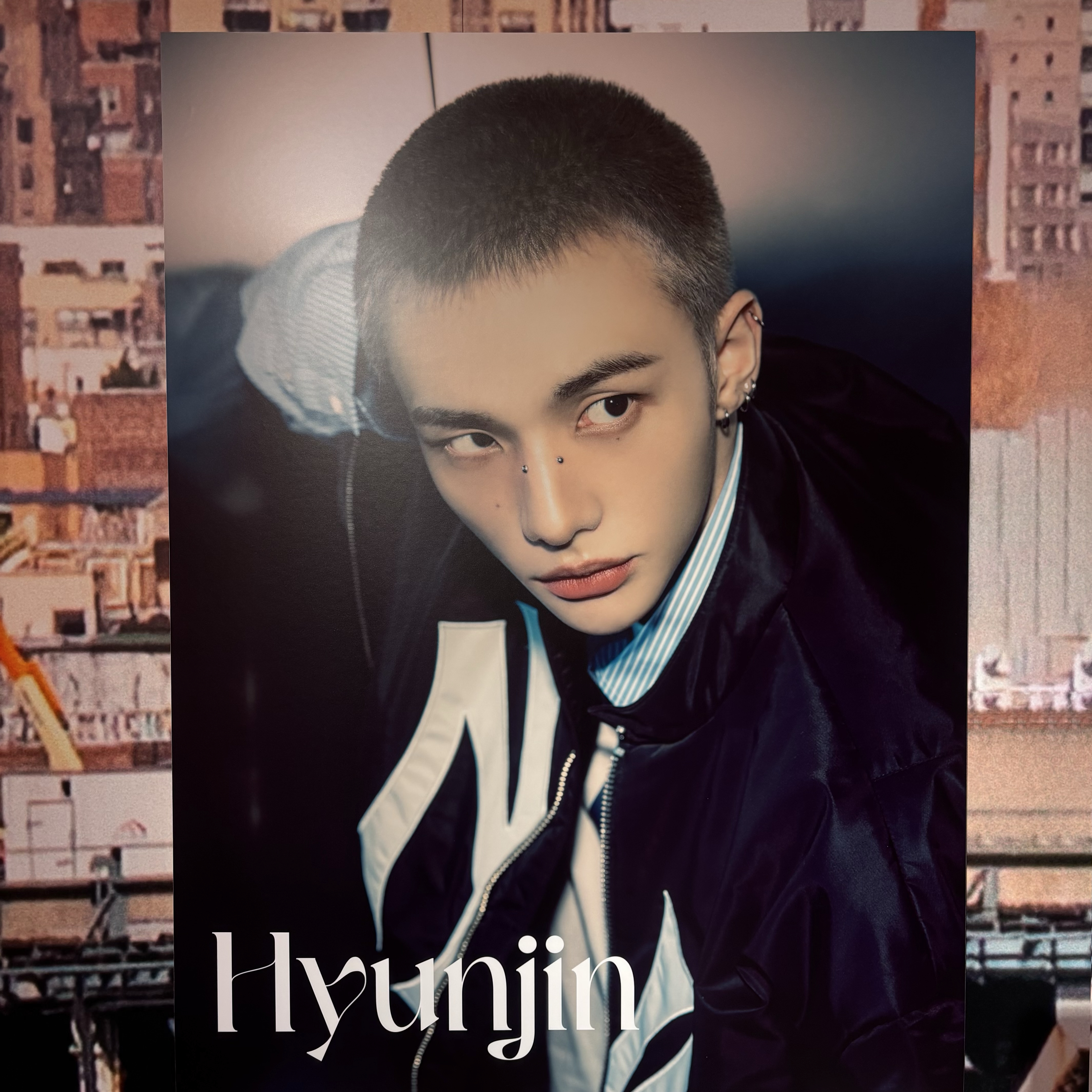 Recent activity shot of Hyunjin (Stray Kids)