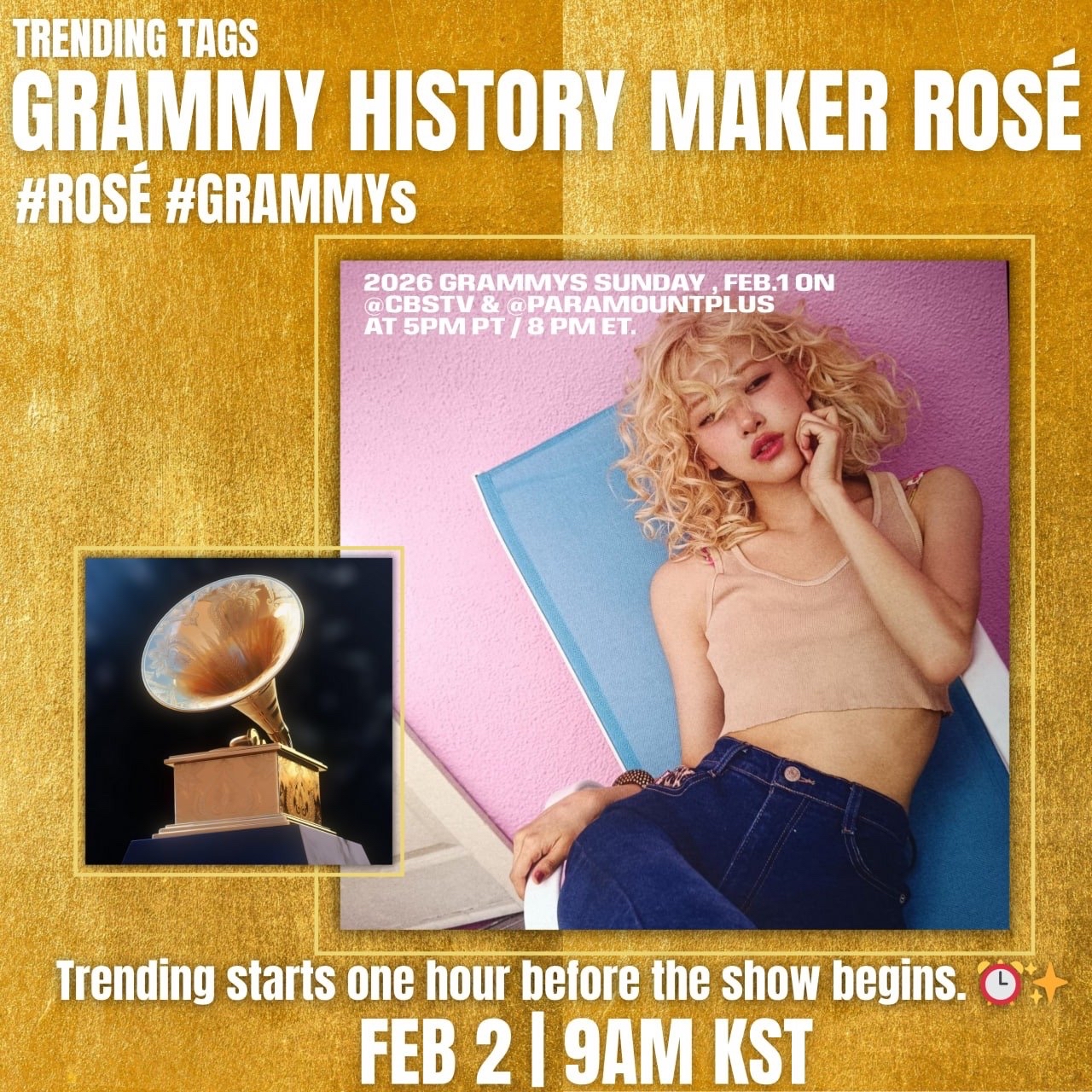 A moment captured by ROSÉ (BLACKPINK)'s fan