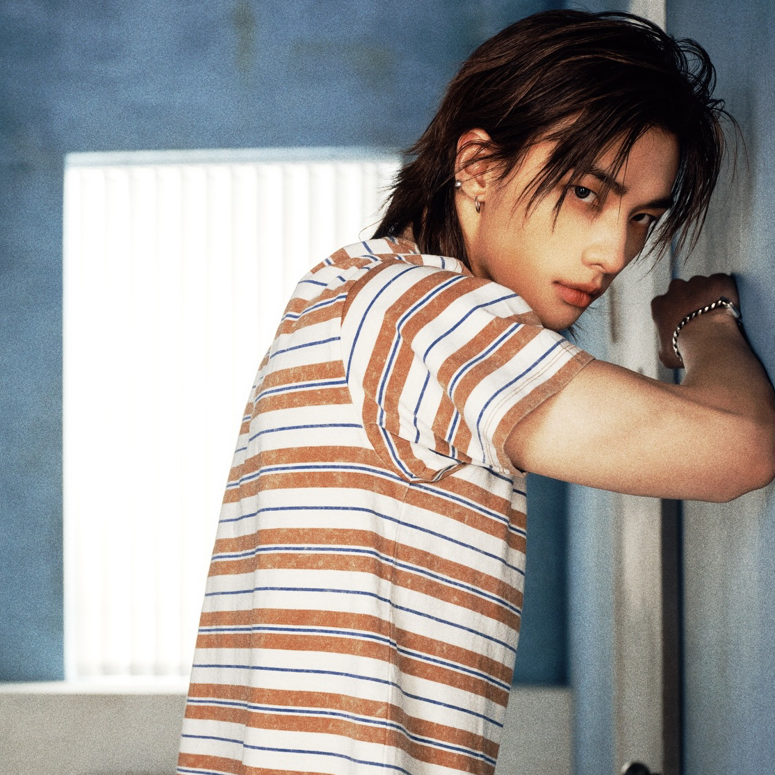 Behind-the-scenes cut of Hyunjin (Stray Kids)