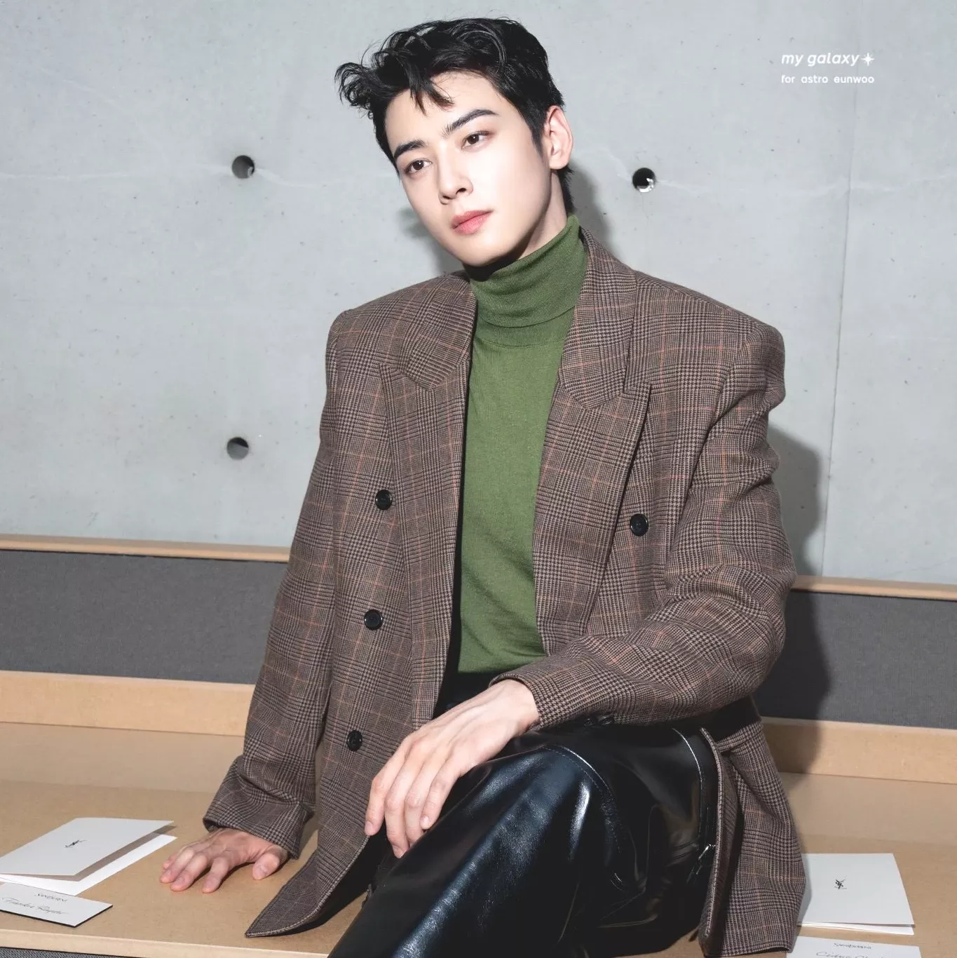 Momen yang diabadikan oleh penggemar Eunwoo (ASTRO)