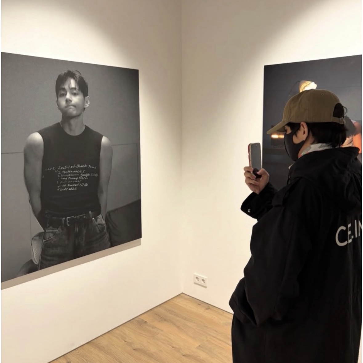 V (防弹少年团)粉丝拍下的瞬间