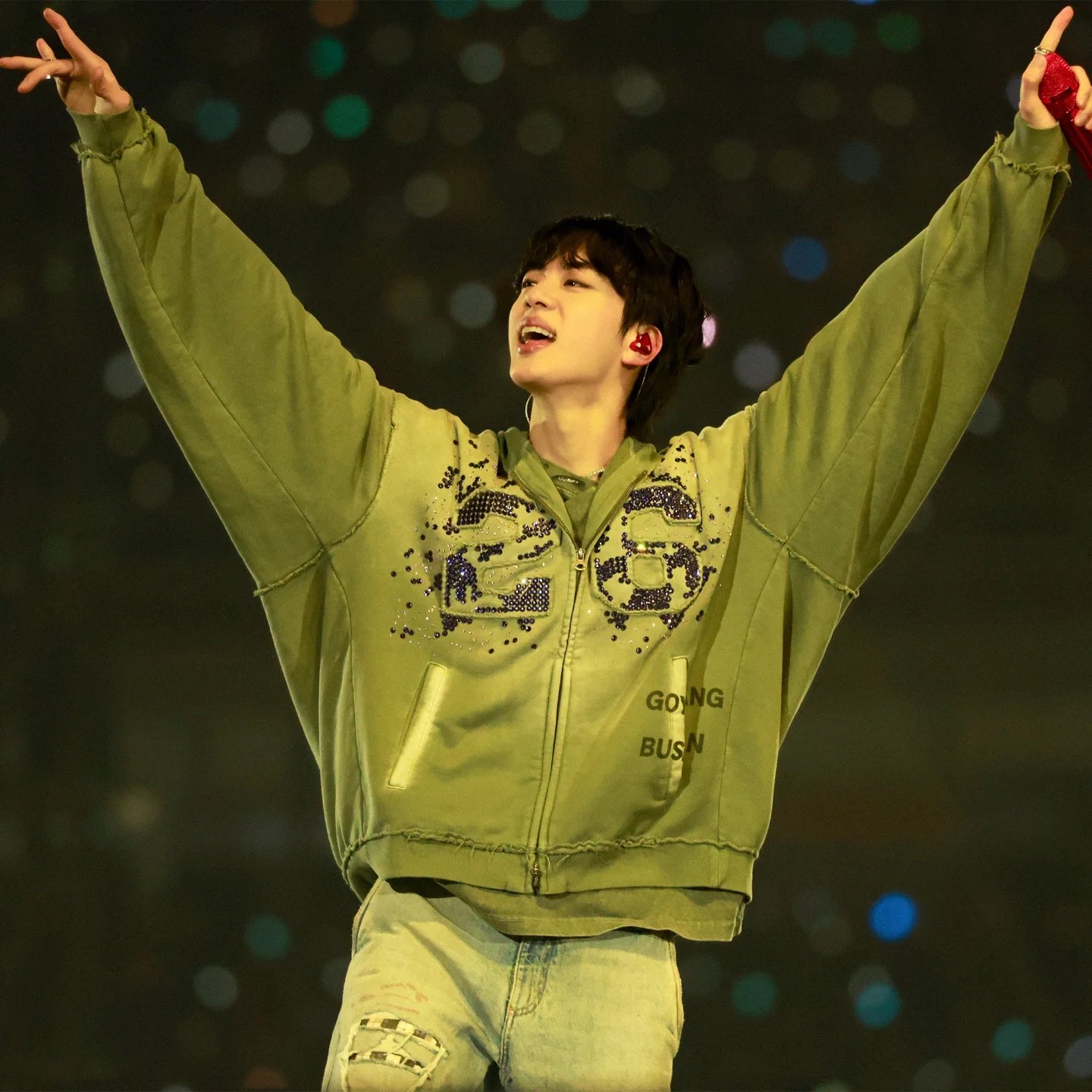 Momen yang diabadikan oleh penggemar Jin (BTS)