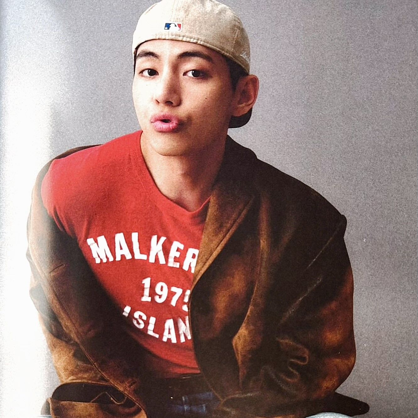 A moment captured by V (BTS)'s fan