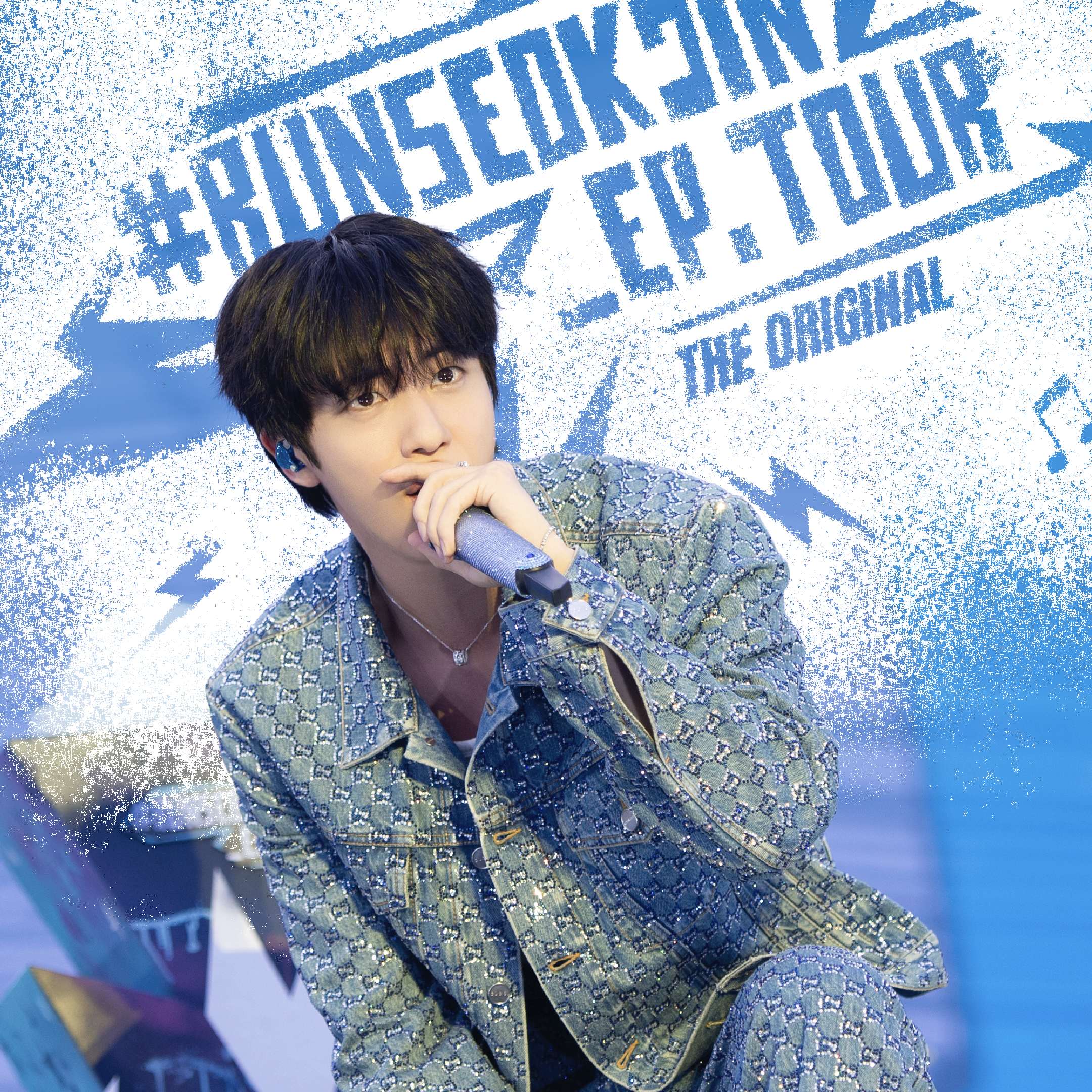 Jin (防弹少年团)粉丝拍下的瞬间