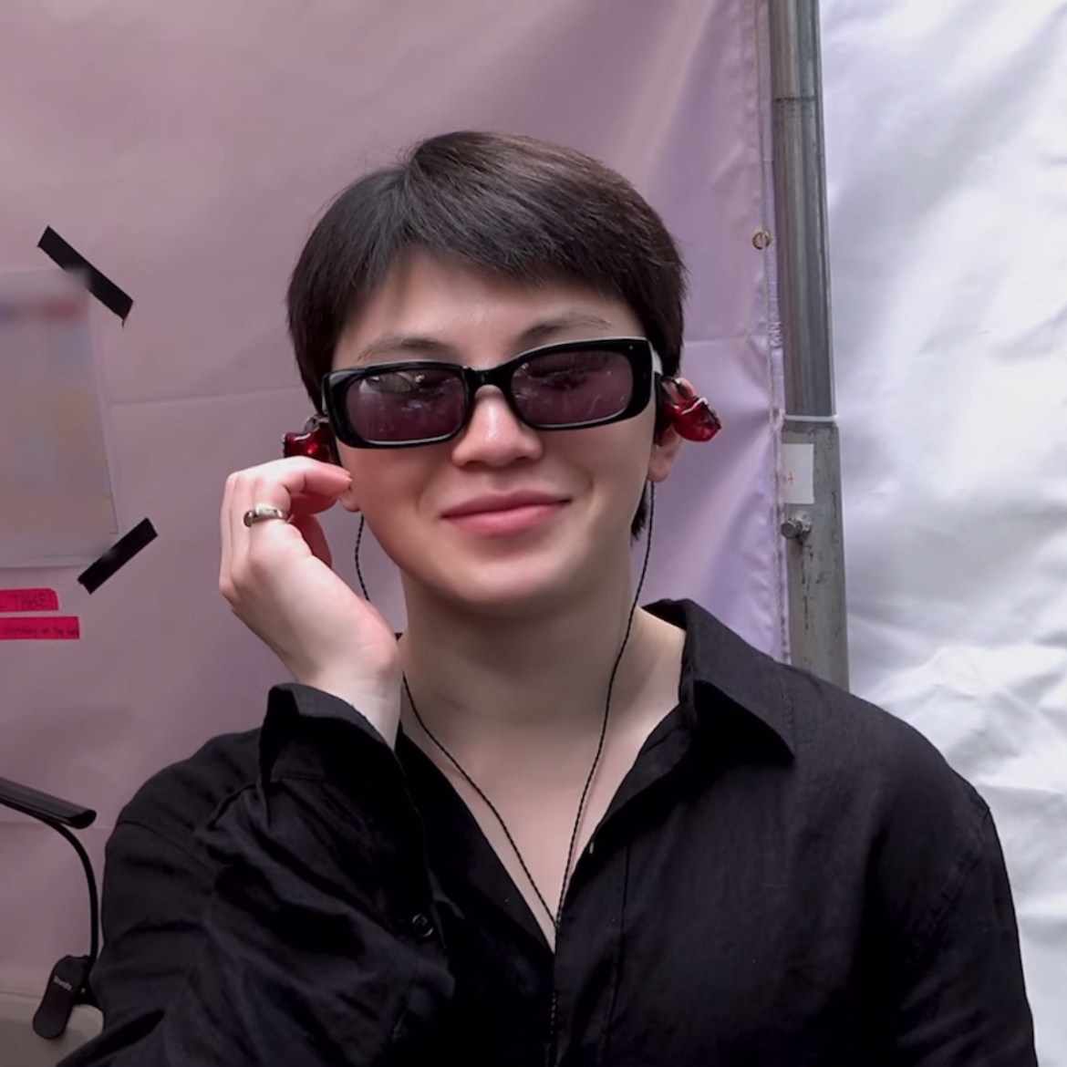 Recent activity shot of Woozi (SEVENTEEN)