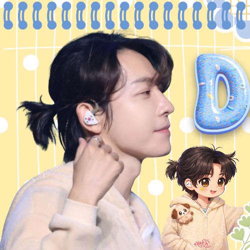 Behind-the-scenes cut of Donghae (Super Junior)