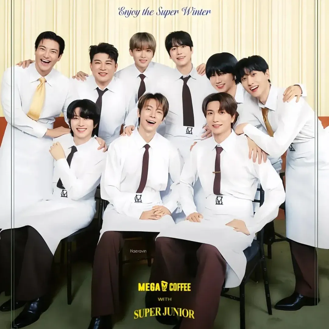 Recent activity shot of Super Junior