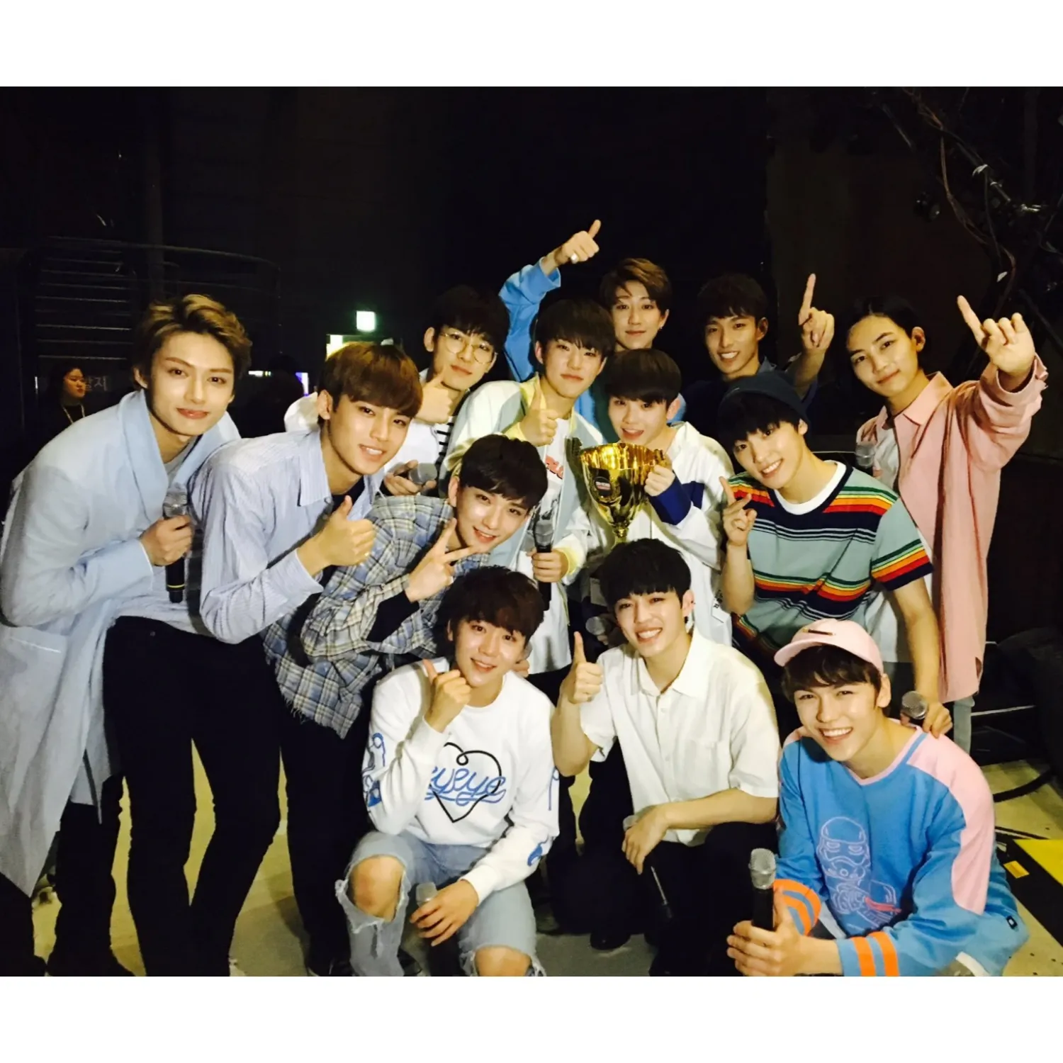 세븐틴의 비하인드 컷