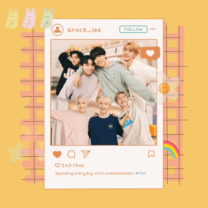 A moment captured by BTS's fan